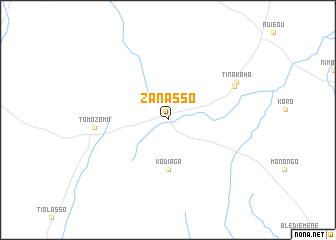 map of Zanasso