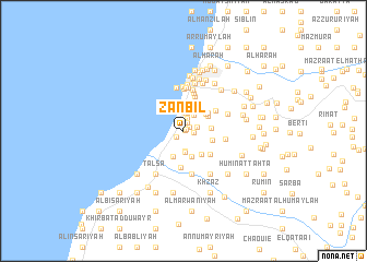 map of Zanbil