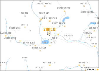 map of Zanco