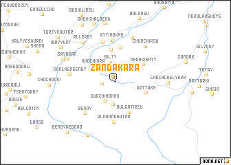 map of Zandak-Ara