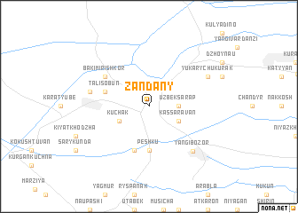 map of Zandany