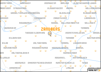 map of Zandberg