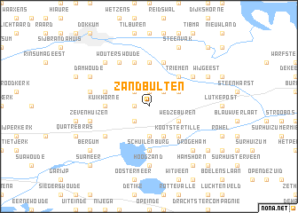 map of Zandbulten