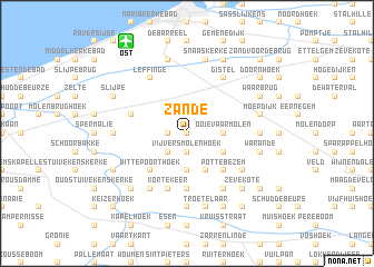 map of Zande