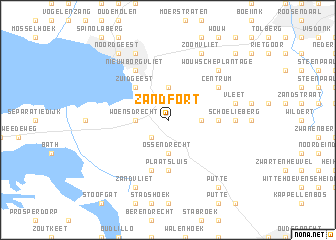 map of Zandfort