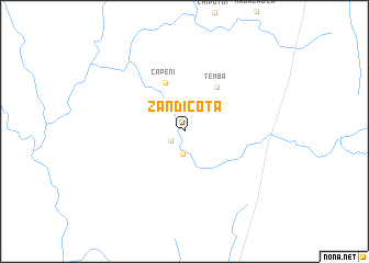 map of Zandicota