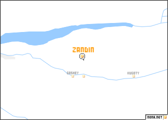 map of Zandin