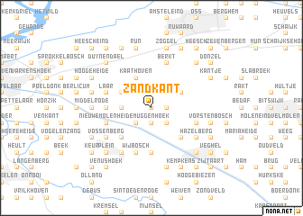 map of Zandkant