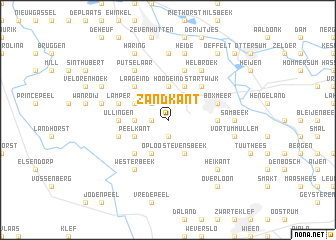 map of Zandkant