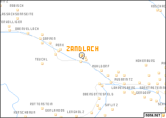 map of Zandlach