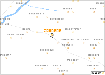 map of Zandroe