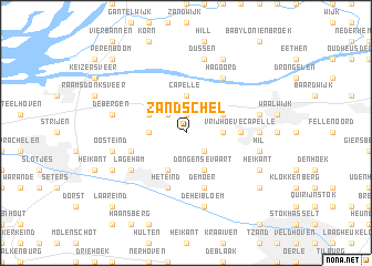 map of Zandschel