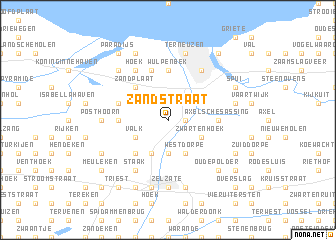 map of Zandstraat