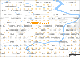 map of Zandstraat