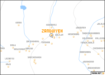 map of Zandū\