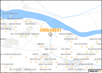 map of Zandvoort