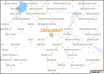 map of Zandvoort
