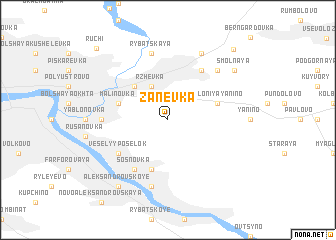 map of Zanevka