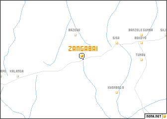 map of Zangabai