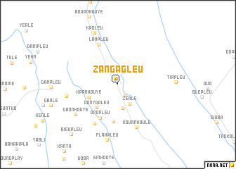 map of Zangagleu