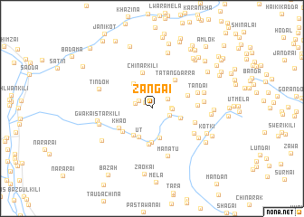 map of Zangai