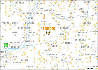 map of Zangai