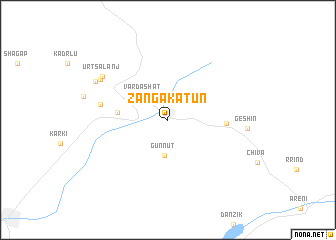 map of Zangakatun