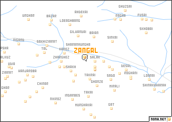 map of Zangal