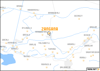 map of Zǝngǝnǝ