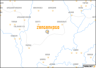 map of Zangan Kogo