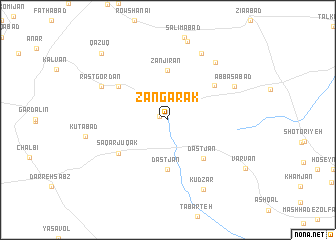 map of Zangārak