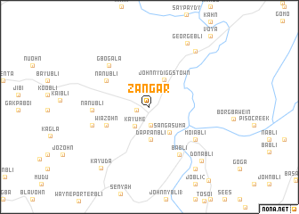 map of Zangar