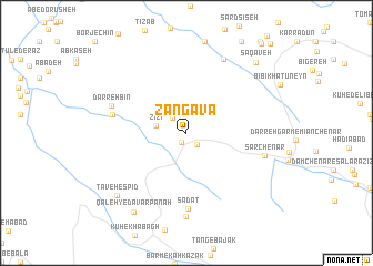 map of Zangavā