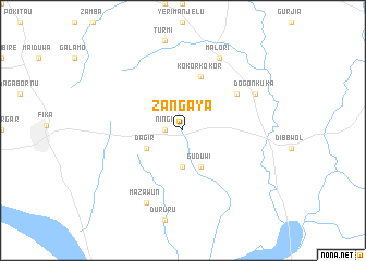 map of Zangaya