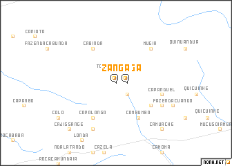 map of Zanga