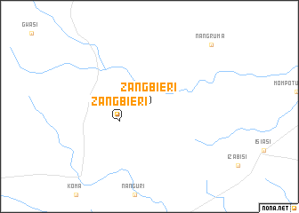 map of Zangbieri