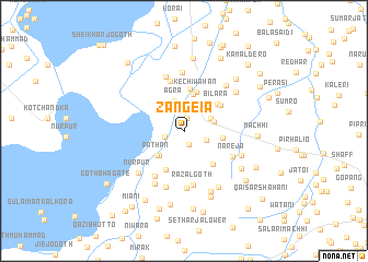 map of Zangeia