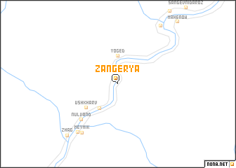 map of Zangeryā