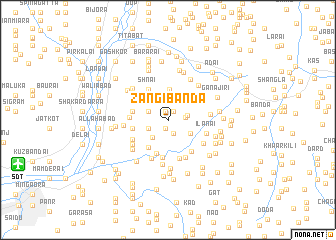 map of Zangī Bānda