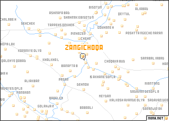 map of Zangī Choqā