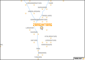 map of Zangihtāng