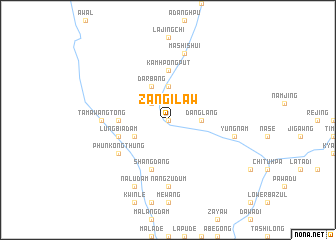 map of Zangilaw