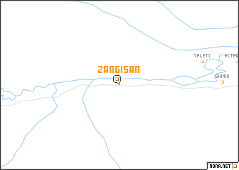 map of Zangisan