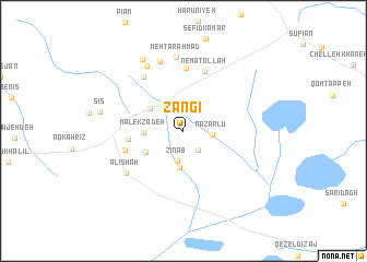 map of Zangī