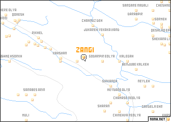 map of Zangī