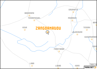 map of Zango Amadou