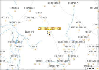 map of Zangoukaka