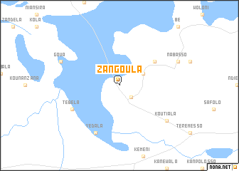 map of Zangoula