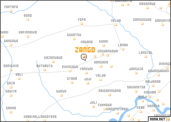 map of Zango