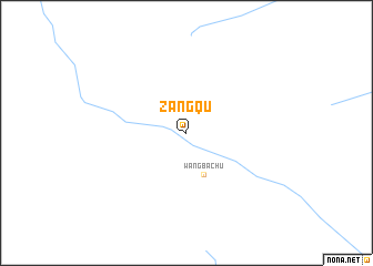 map of Zangqu